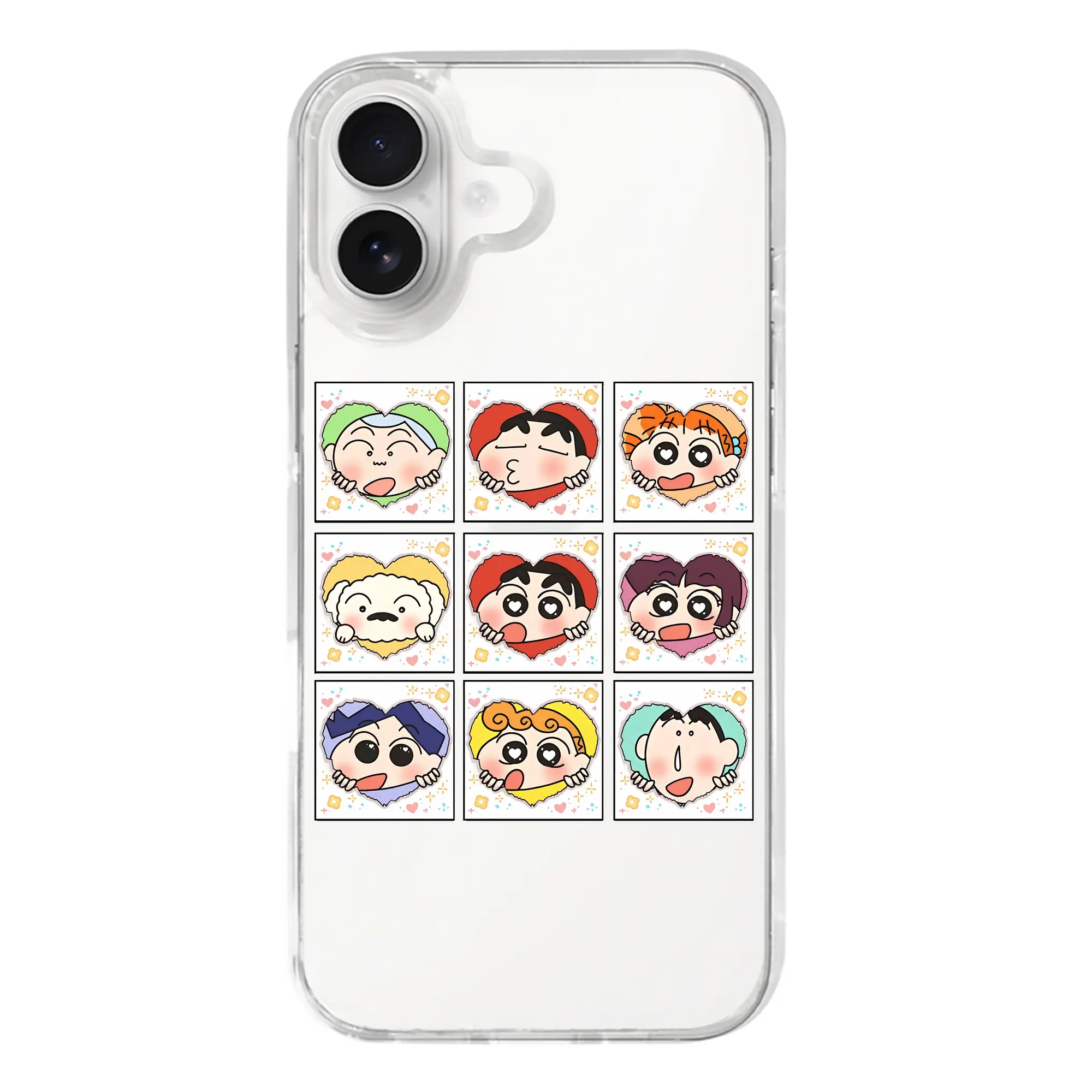 クレヨンしんちゃん グッズ 野原 しんのすけ - iPhone 17シリーズ 透明スマホケース – 薄型・耐衝撃・精密フィット保護カバー